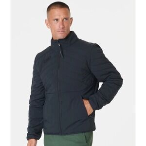 LEGENDS‎ Nuch Puffer Jacket Quilted Full Zip Black Athletic Athleisure Mens XXL
